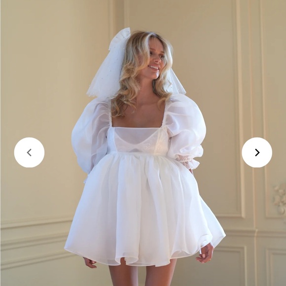 Selkie The Ivory Puff Dress XS - Picture 7 of 10